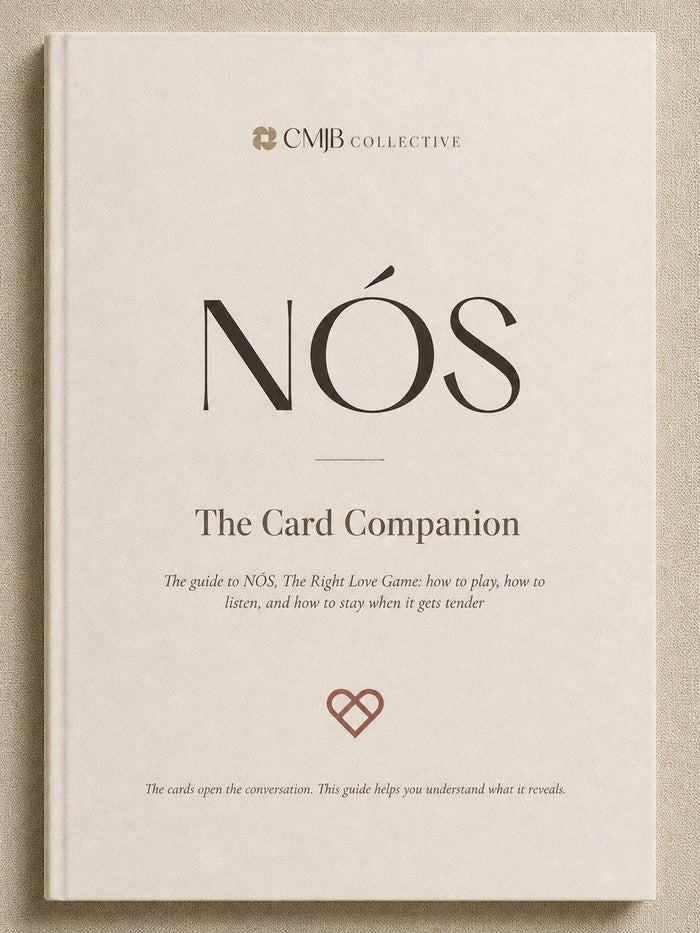The cover of NÓS The Card Companion, the guide to The Right Love Game